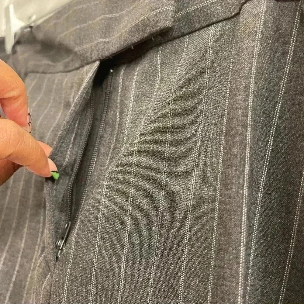 Worthington Gray Pin Stripe Dress Pants - Picture 6 of 12